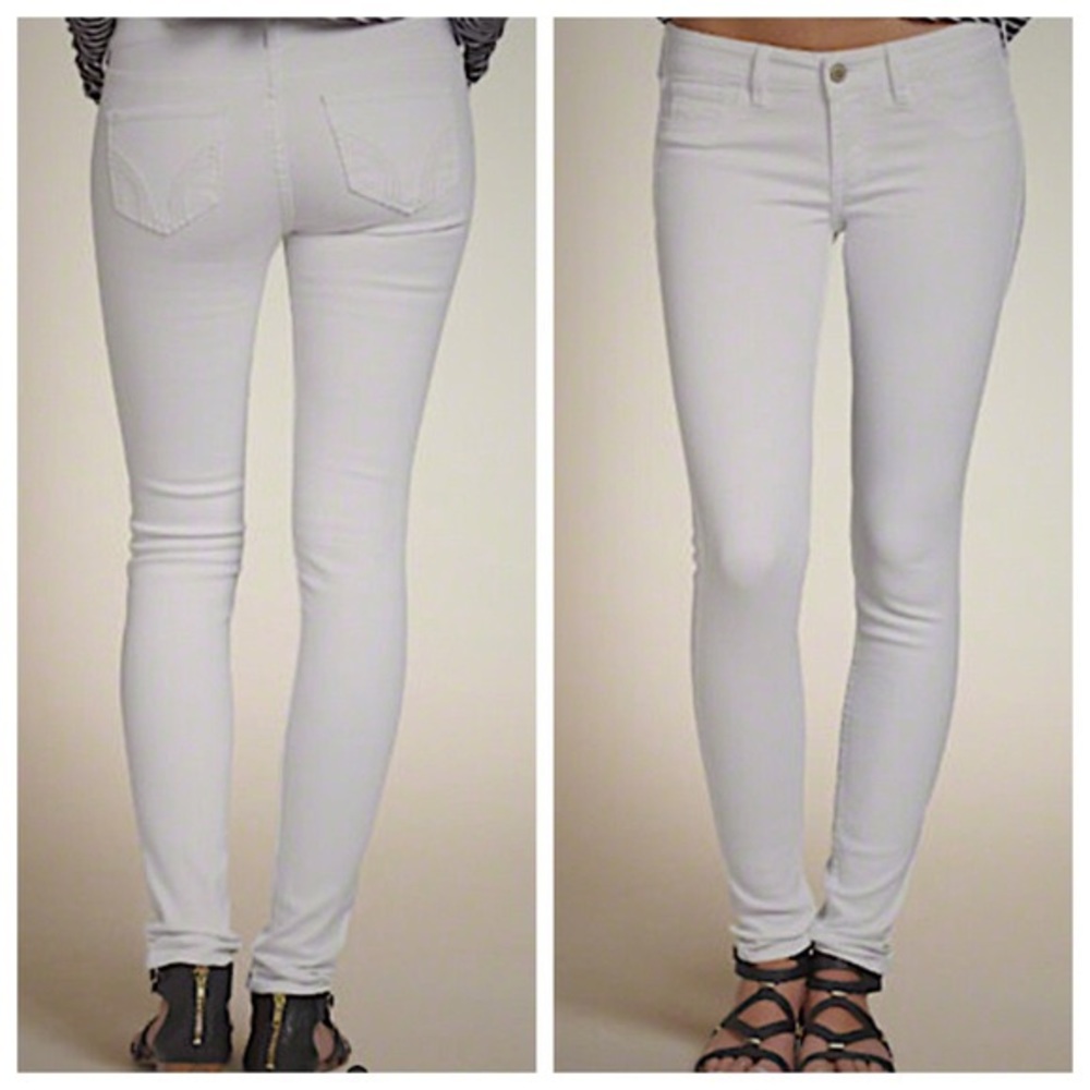 NWOT Hollister Super Skinny Jeans - White
